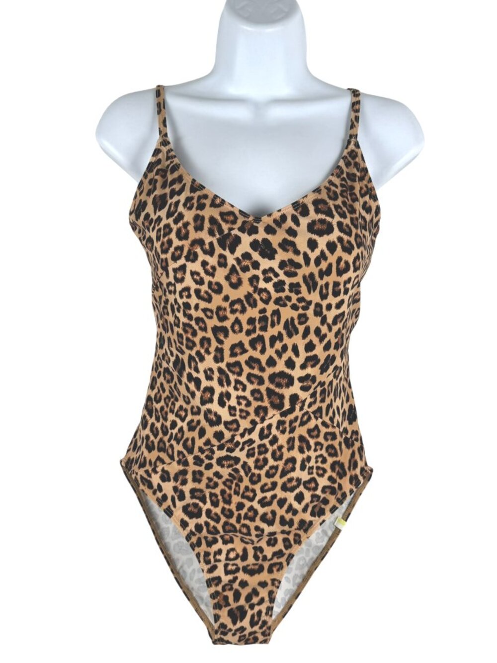 Summersalt The Marina One Piece Swimsuit Size 8 Leopard Print SW-2182